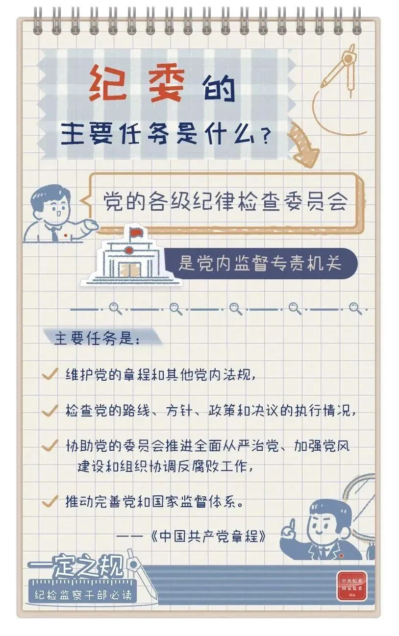 一定之规：纪委的主要任务是什么？